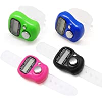 Uteruik Mini LCD contador de filas electrónico de dedo- contador digital de dígitos de golf marcador de puntada